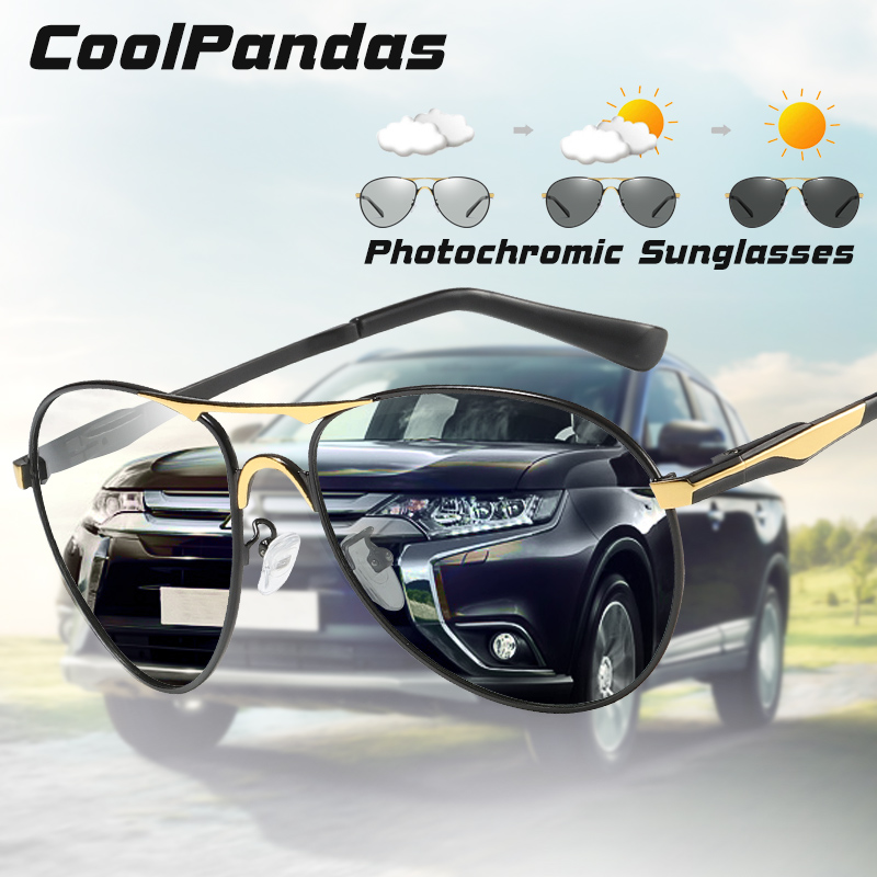 Sunglasses Aviator Polarized - Aviation Photochrome Polarisierte Sonnenbrille Herren Fahren