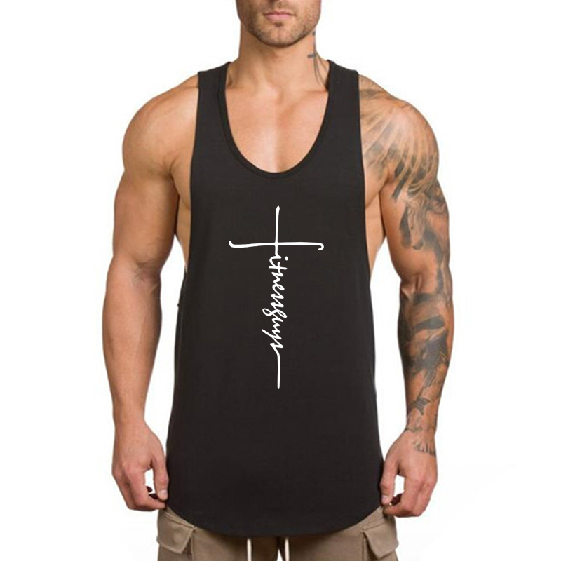 Tank Top Muscle - Fitness Herren Laufwesten Bodybuilding Stringer Tanktops
