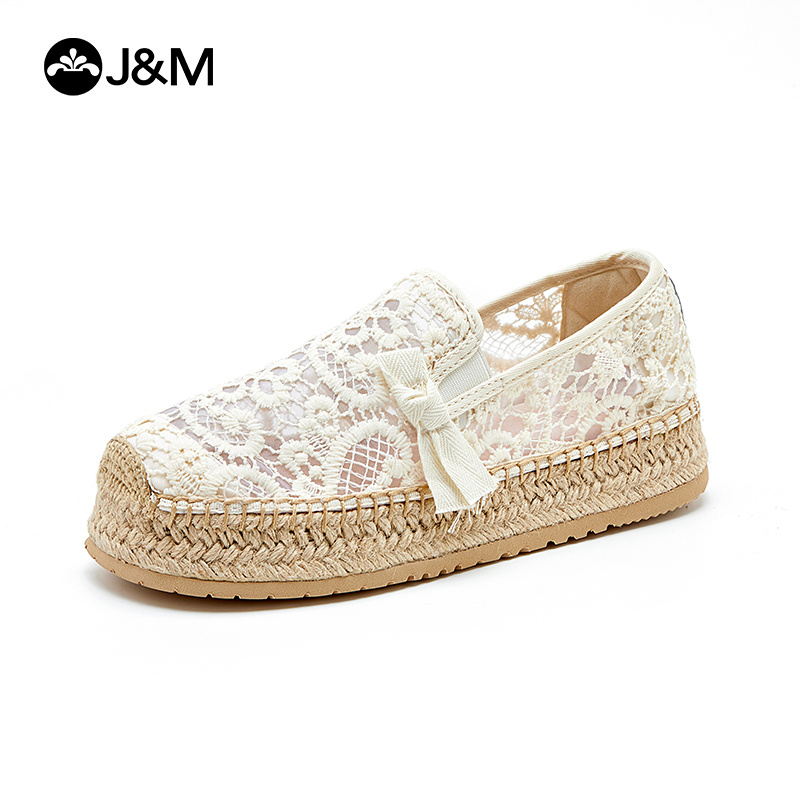 Espadrille Slip On - Joy & Mario Plattform Frauen Slipper