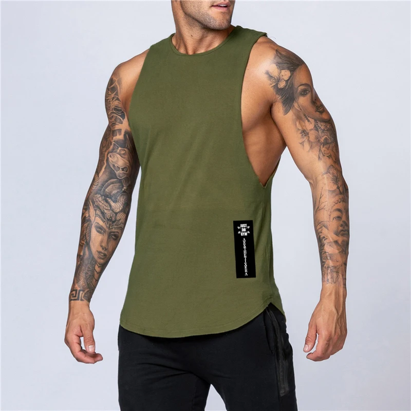Tank Top Muscle - Sommer Herren Baumwolle Atmungsaktive Ärmellose Fitness-Kleidung