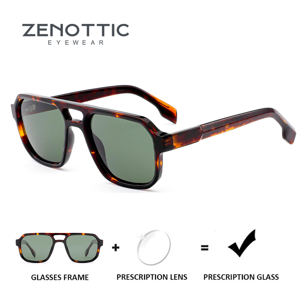 Sunglasses Aviator Polarized - ZENOTTIC Stilvolle Myopie Aviator Rezept Sonnenbrille