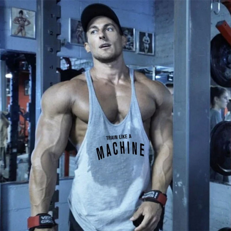 Tank Top Muscle - Herren Gym Bodybuilding Sportbekleidung Baumwolle Ärmellose