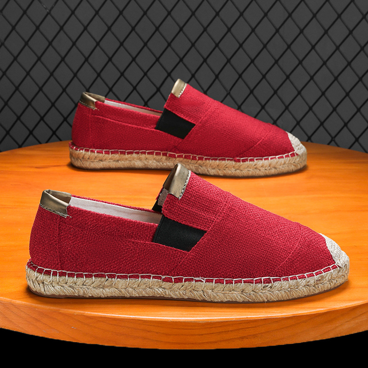 Espadrille Slip On - 2025New Männer Leinen Casual Schuhe Frauen