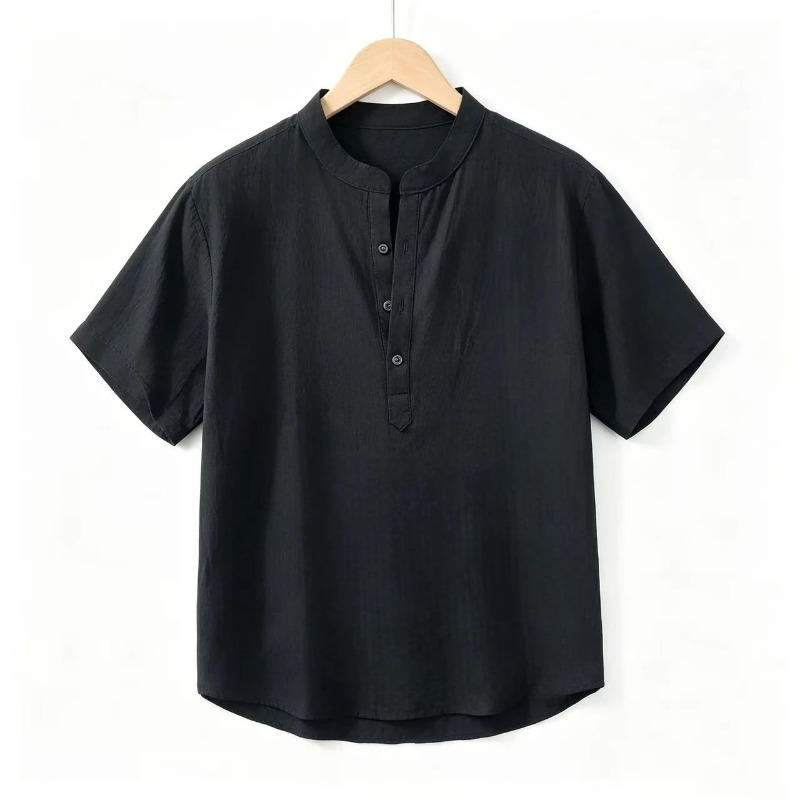 Sommer Herren Kurzarm-Hemden E – Linen Shirt Breathable Bewertung und Preis