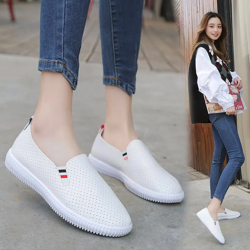 Frauen Turnschuhe Weiß Wohnung – Espadrille Slip On Bewertung und Preis