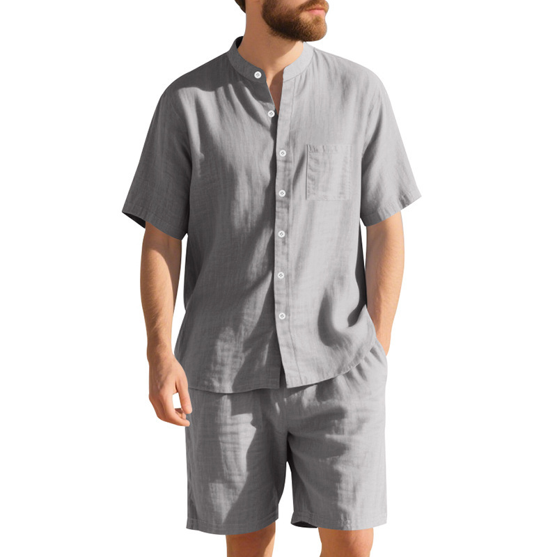 Sommer Herren Leinenanzug im L – Linen Shirt Breathable Bewertung und Preis