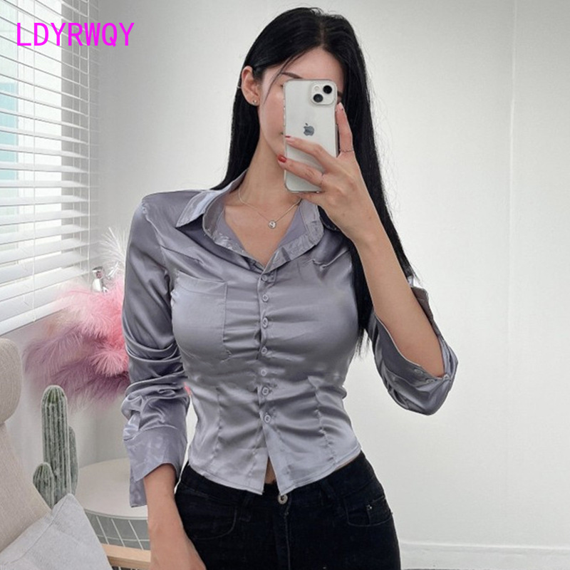 Südkorea Herbst und Winter neu – Shirt Camp Collar Bewertung und Preis