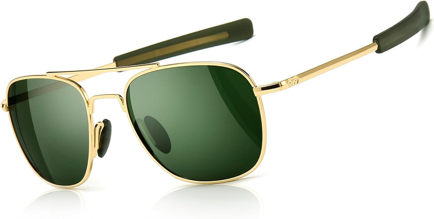 Herren-Sonnenbrille im Militär – Sunglasses Aviator Polarized Bewertung und Preis