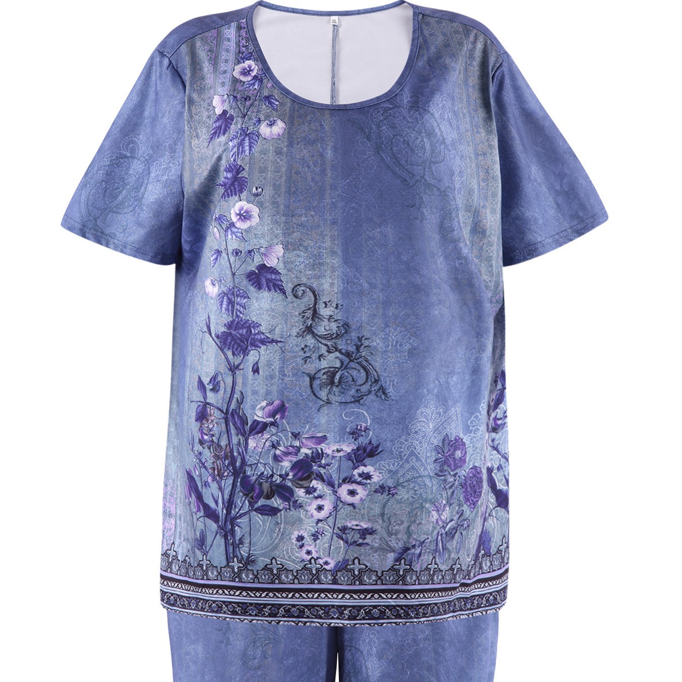 Damen Frühling Sommer Retro 3D – Tee Graphic Print Bewertung und Preis