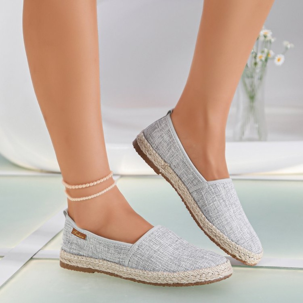 2026 Sommer Bequeme Canvas Fla – Espadrille Slip On Bewertung und Preis