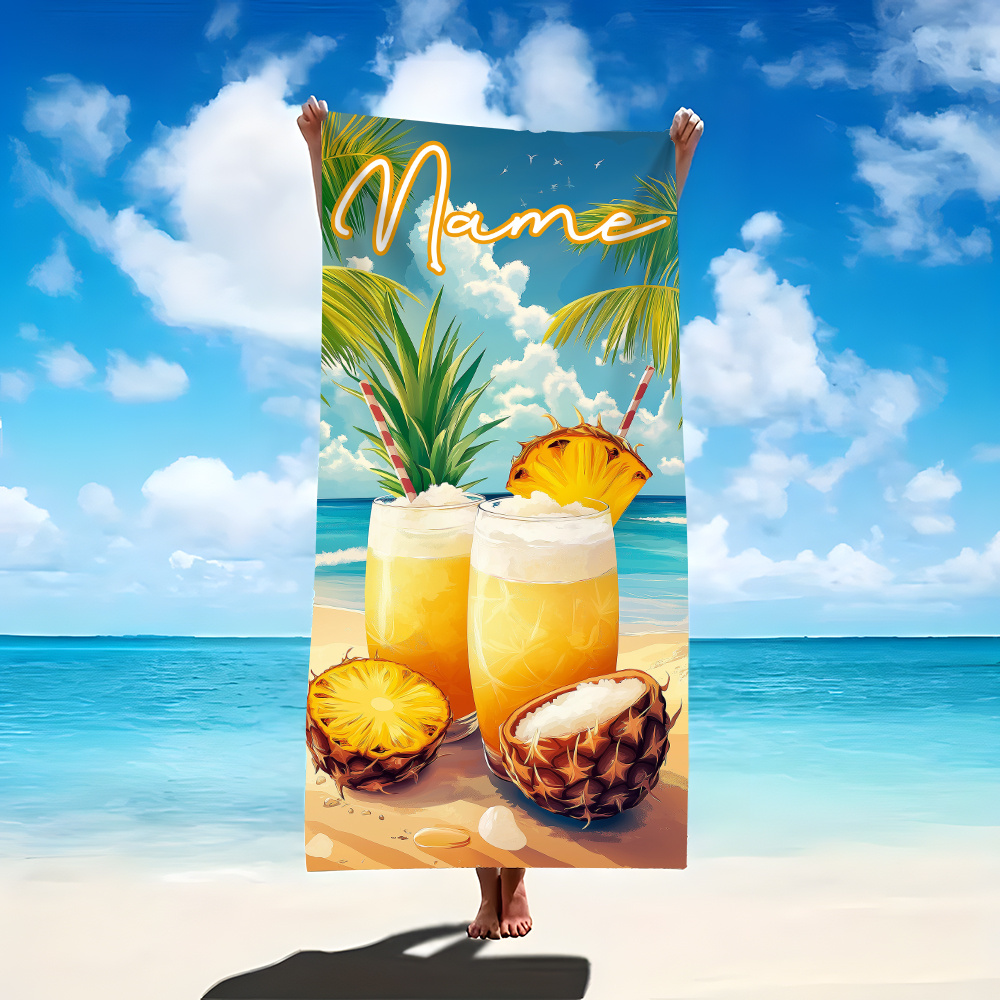 1 Stück Personalisiertes Stran – Beach Towel Large Bewertung und Preis