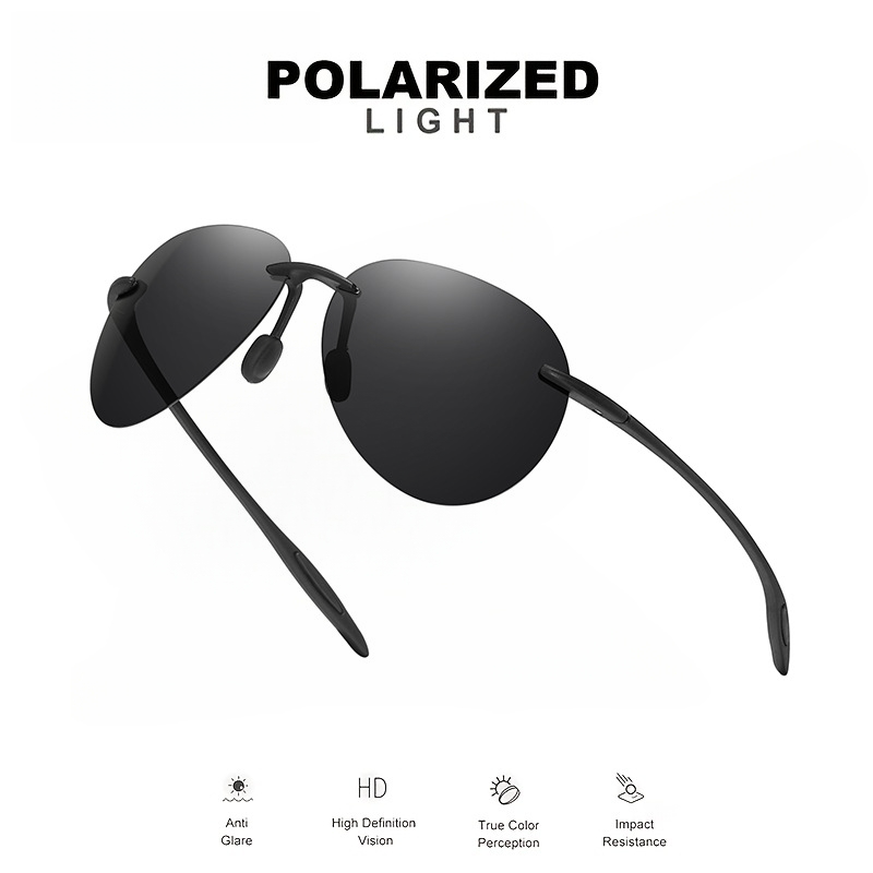 Ultraleichte 12 g TR90 rahmenl – Sunglasses Aviator Polarized Bewertung und Preis