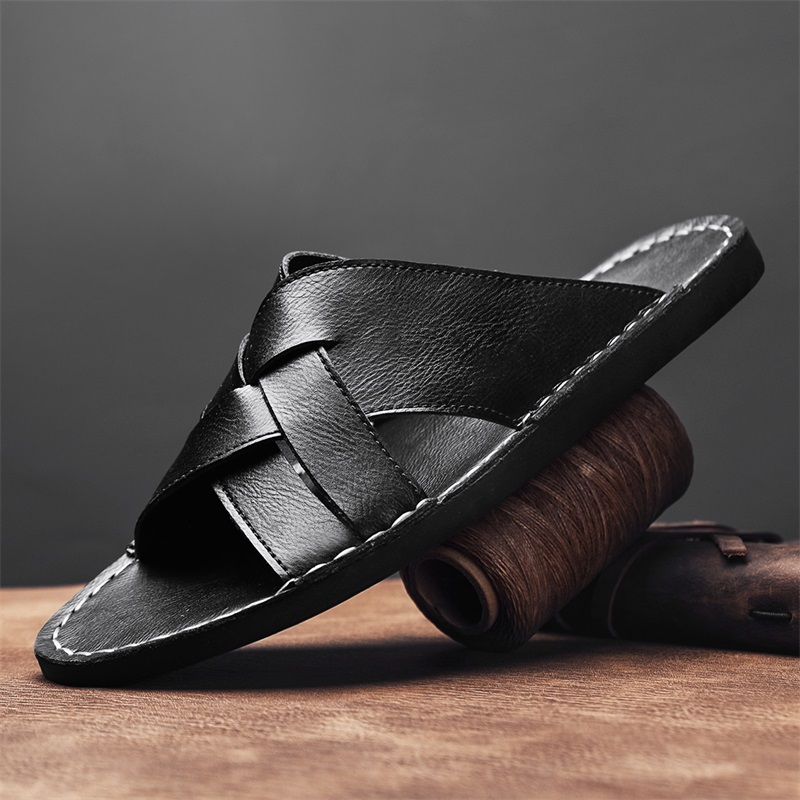 Modische Herren-Hausschuhe aus – Flip Flop Leather Men Bewertung und Preis