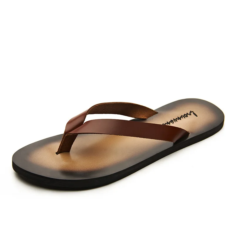 Klassische Herren-Hausschuhe a – Flip Flop Leather Men Bewertung und Preis