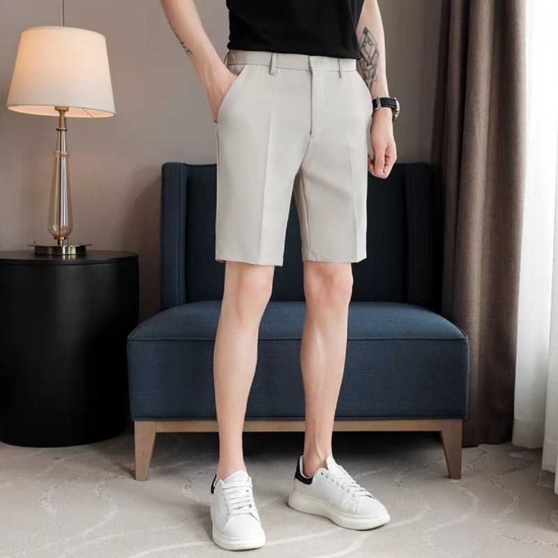 Herren Slim Fit Anzug-Shorts S – Shorts Chino Slim Bewertung und Preis