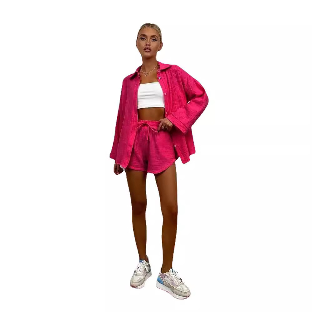 Drei Stück Kurze Sets Frauen E – Short Linen Drawstring Bewertung und Preis