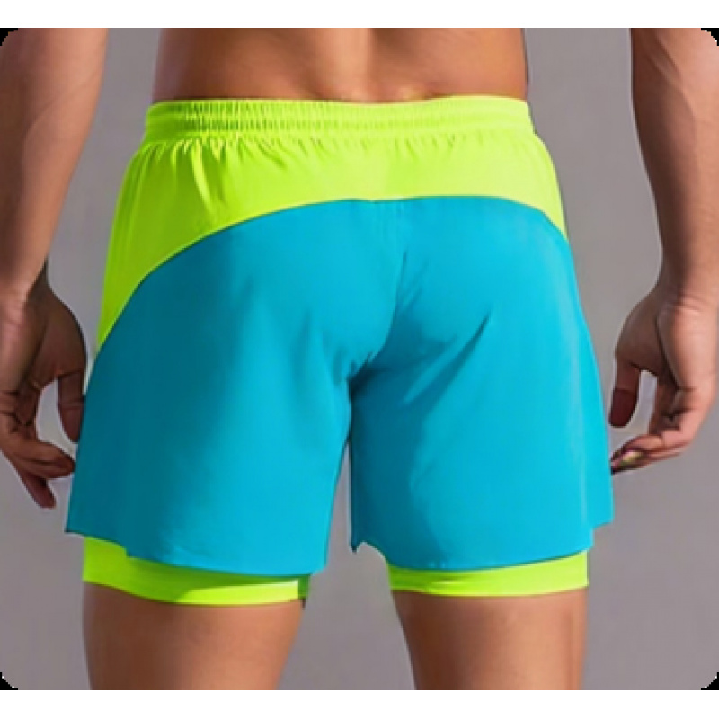 Herren Zwei-in-Eins Doppellagi – Trunks Board Surf Bewertung und Preis