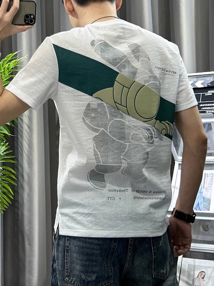 Männliche T-Shirts Hemden weiß – Short Linen Drawstring Bewertung und Preis