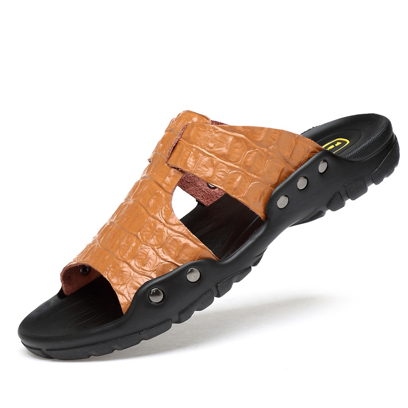 Leder Sandalen Herren Bequeme  – Flip Flop Leather Men Bewertung und Preis