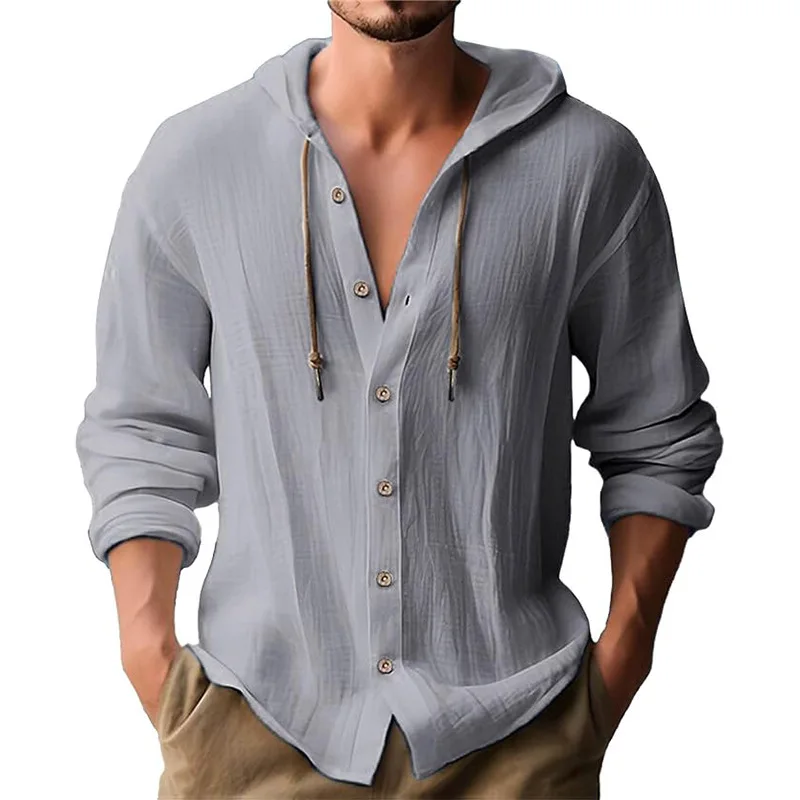 Einfarbiges, lässiges Langarmh – Short Linen Drawstring Bewertung und Preis