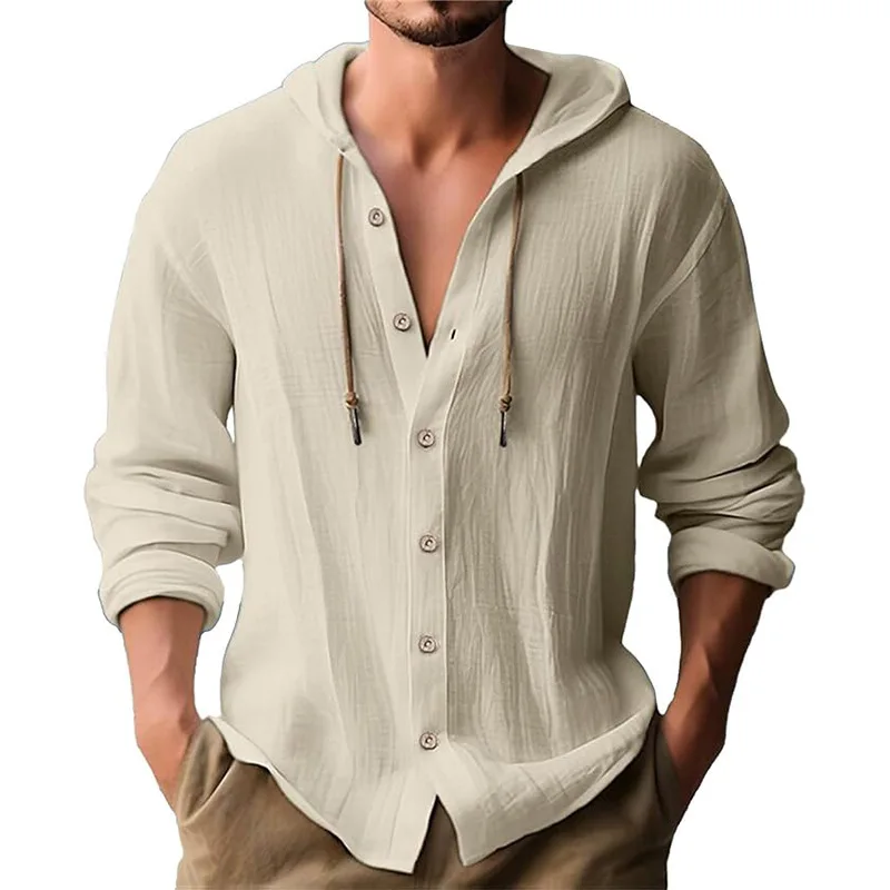 Einfarbiges, lässiges Langarmh – Short Linen Drawstring Bewertung und Preis