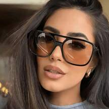 Schwarze quadratische Sonnenbr – Sunglasses Aviator Polarized Bewertung und Preis