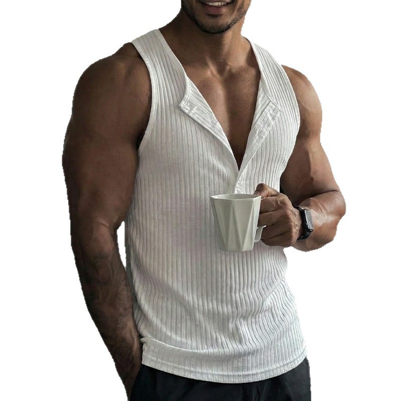 Sportliches Tanktop Einfarbig  – Tank Top Muscle Bewertung und Preis