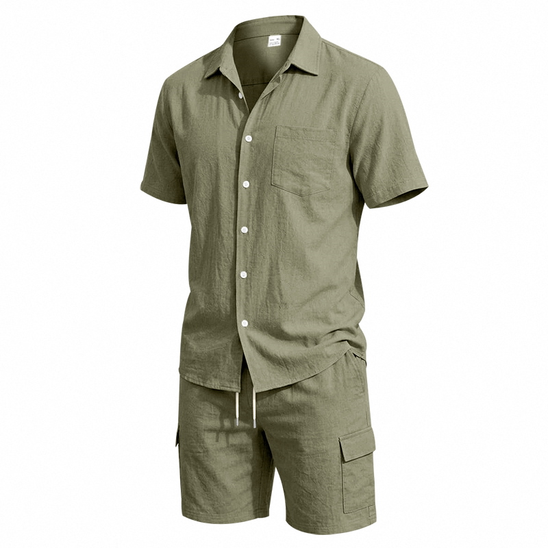 Herren Sommer Amerikanisches L – Linen Shirt Breathable Bewertung und Preis