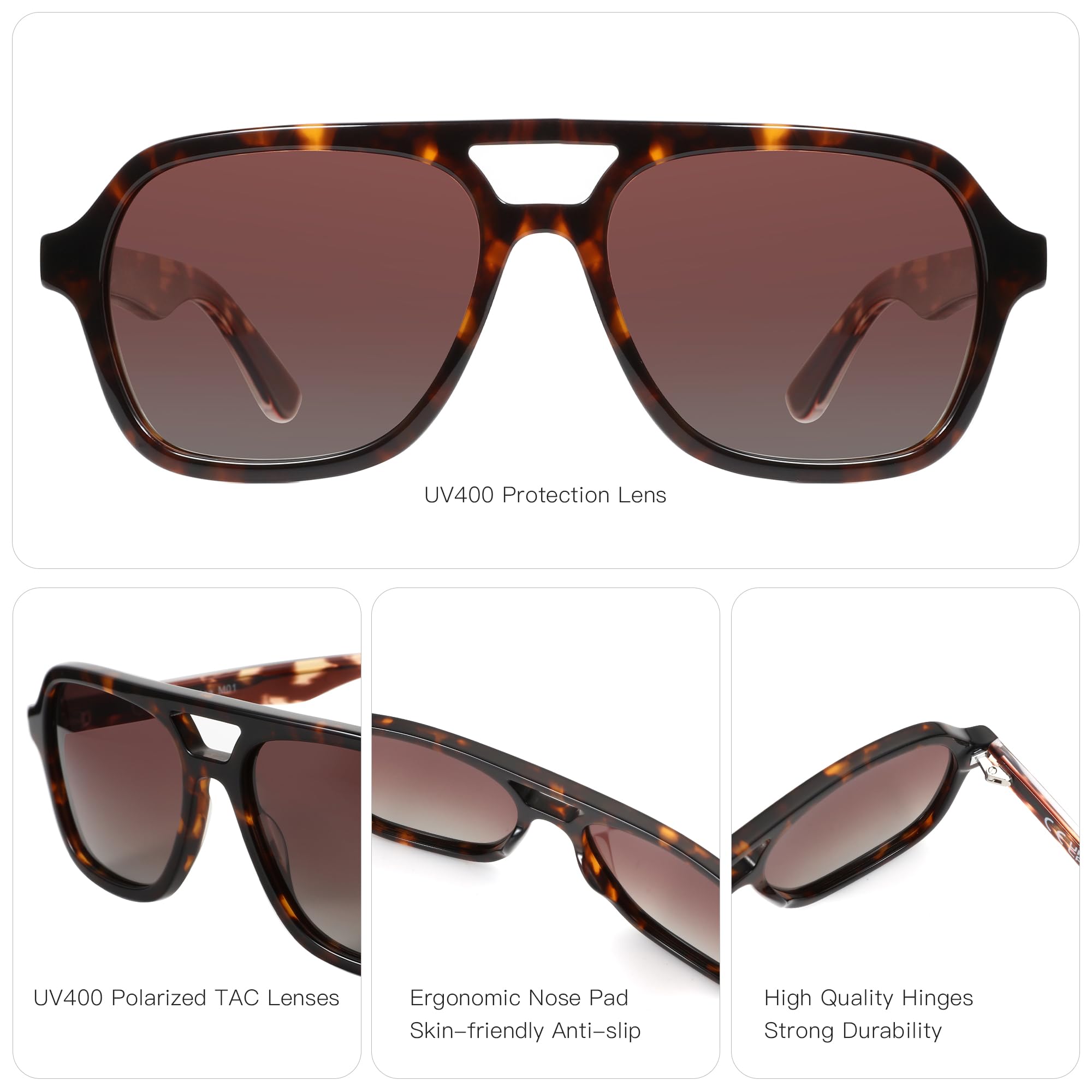 ZENOTTIC Retro-Pilotensonnenbr – Sunglasses Aviator Polarized Bewertung und Preis